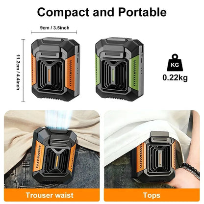 Clip-On Fan Rechargeable 3-Speed LED & Power Bank