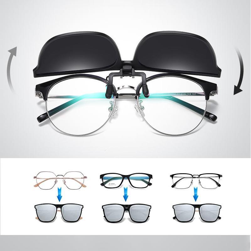 Clip-On Sunglasses Flip-Up Polarized UV400