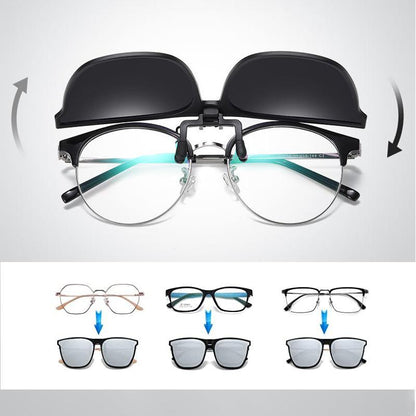 Clip-On Sunglasses Flip-Up Polarized UV400