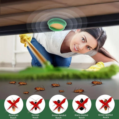 Cockroach Bait Discs Enclosed Odorless Boric Acid