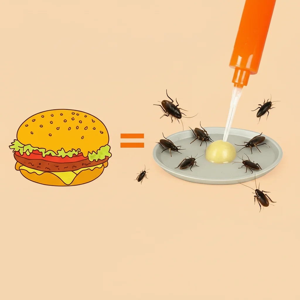 Cockroach Gel Bait Low-Odor Delayed-Action Formula