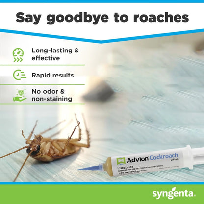 Cockroach Gel Bait - Safe, Non-Toxic Pest Control Remedy