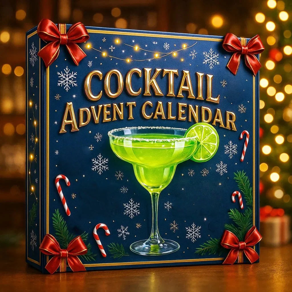 Cocktail Advent Calendar 24 Mini Cocktails Tree-Hanging Bottles