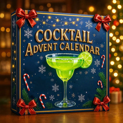 Cocktail Advent Calendar 24 Mini Cocktails Tree-Hanging Bottles