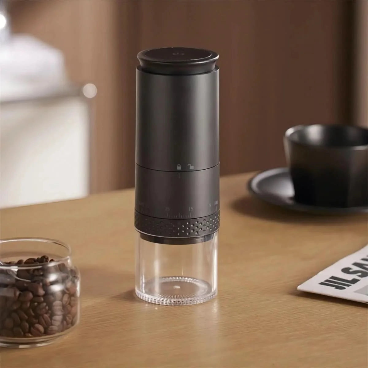 Coffee Grinder Electric 38 Grind Settings USB-C Rechargeable