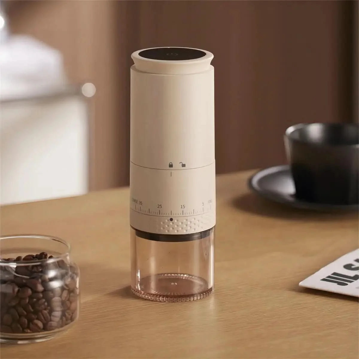 Coffee Grinder Electric 38 Grind Settings USB-C Rechargeable