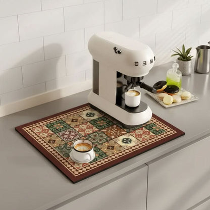 Coffee Mat Highly Absorbent Non-Slip Quick-Drying