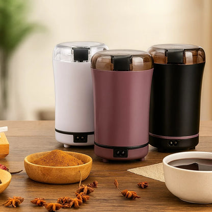 Coffee & Spice Grinder Electric Push-Button Transparent Lid