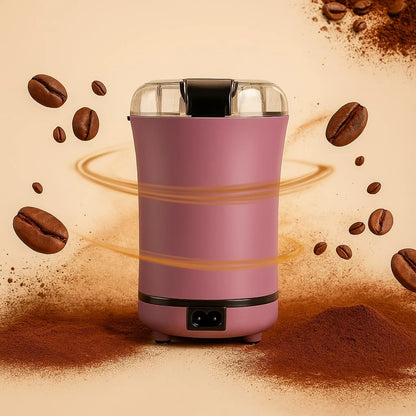 Coffee & Spice Grinder Electric Push-Button Transparent Lid