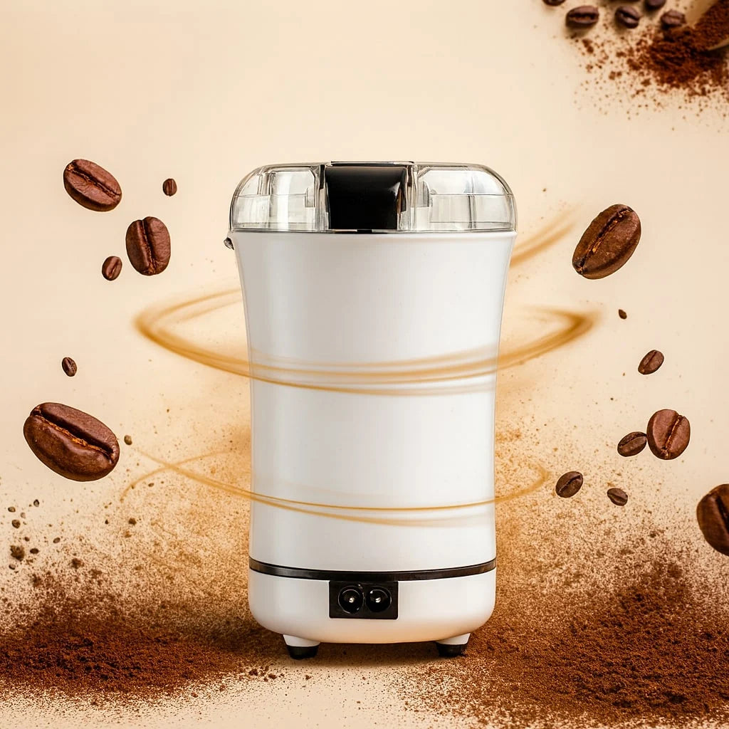 Coffee & Spice Grinder Electric Push-Button Transparent Lid