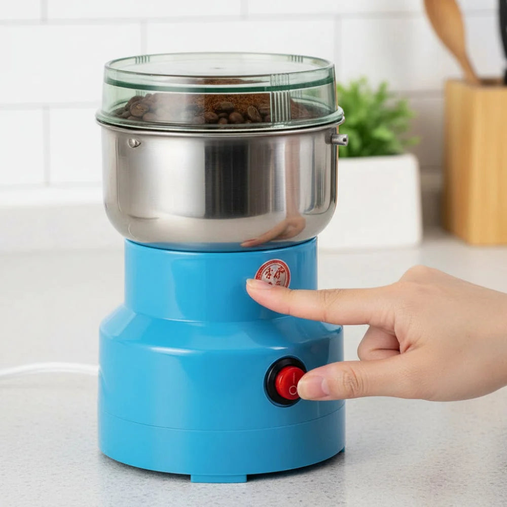 Coffee & Spice Grinder Stainless Steel Compact One-Button Control