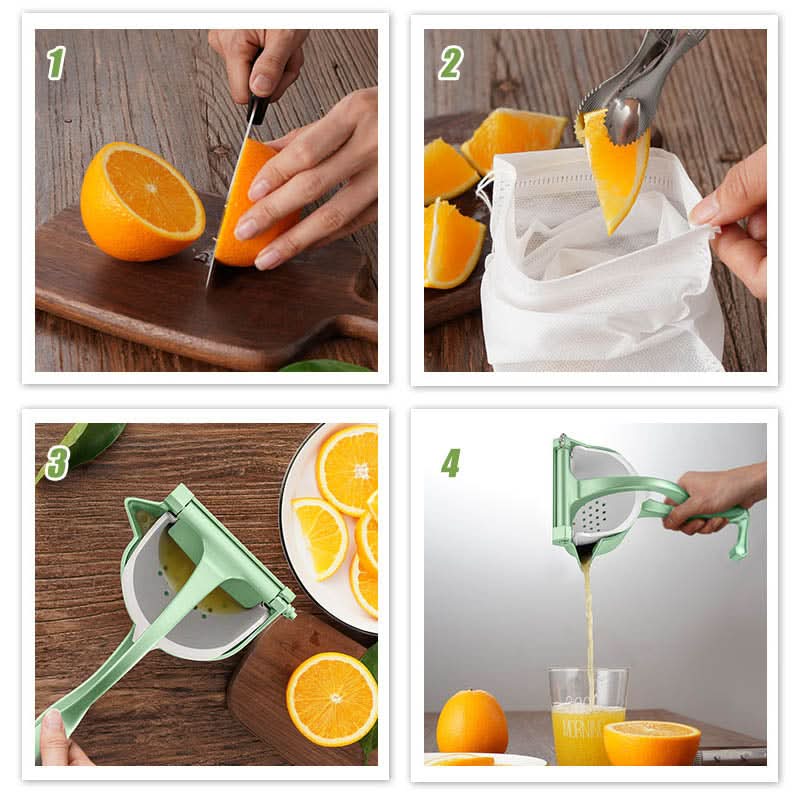 Cold-Press Juicer Slow Extraction Dishwasher-Safe Removable Parts