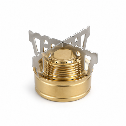 Collapsible Camping Stove with Serrated Pot Supports