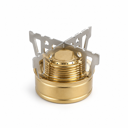 Collapsible Camping Stove with Serrated Pot Supports