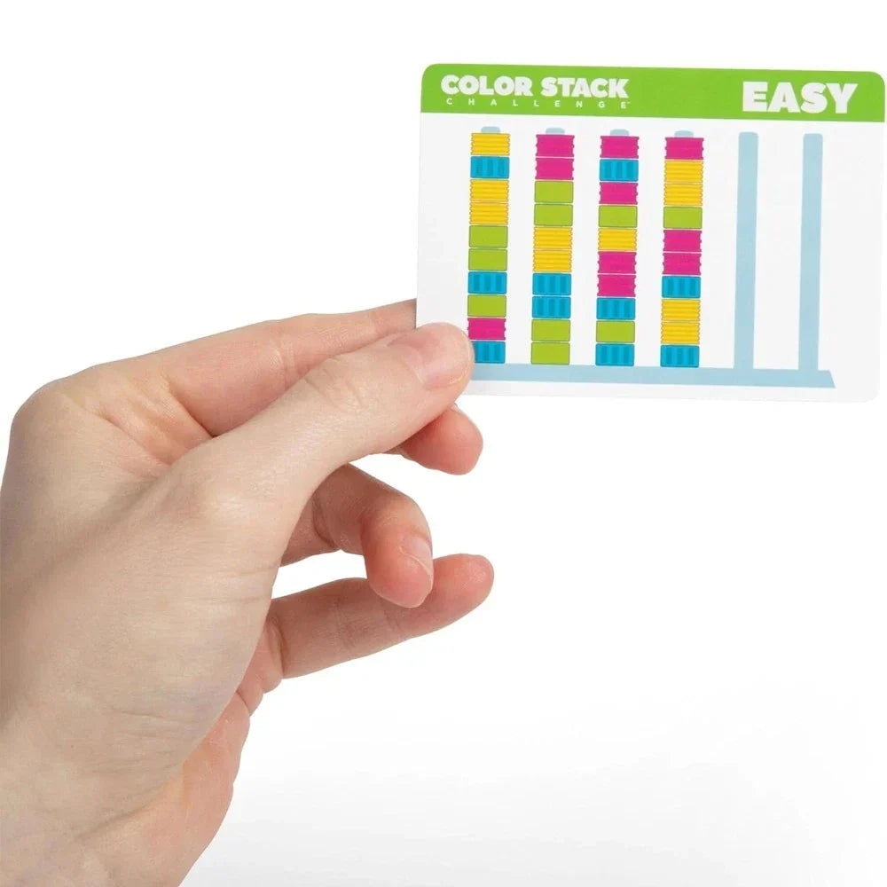 Color Stacking Game Simultaneous Play 50 Challenge Cards