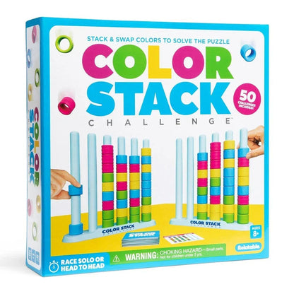 Color Stacking Game Simultaneous Play 50 Challenge Cards