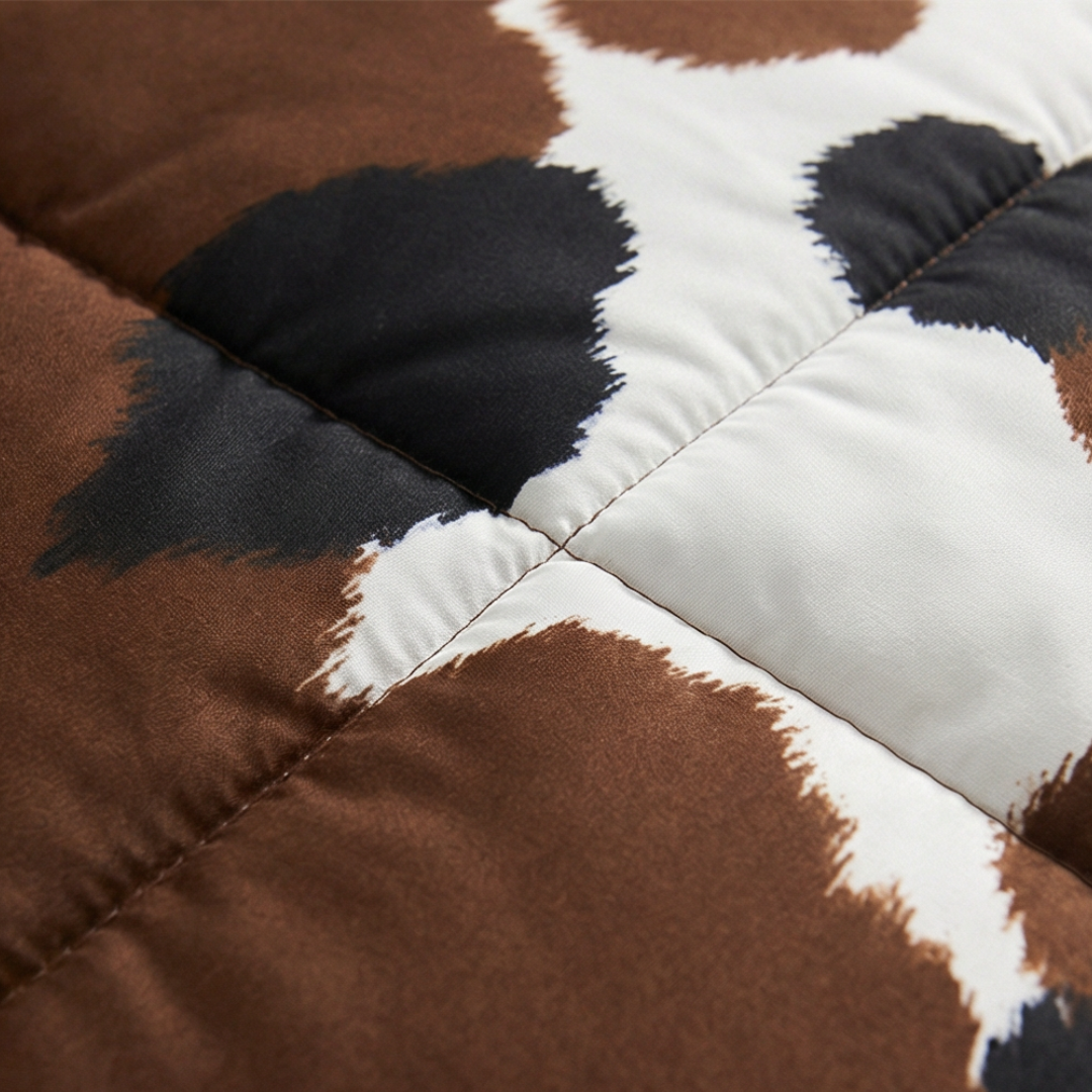 Comforter Set Cowhide Print 100% Polyester All-Season