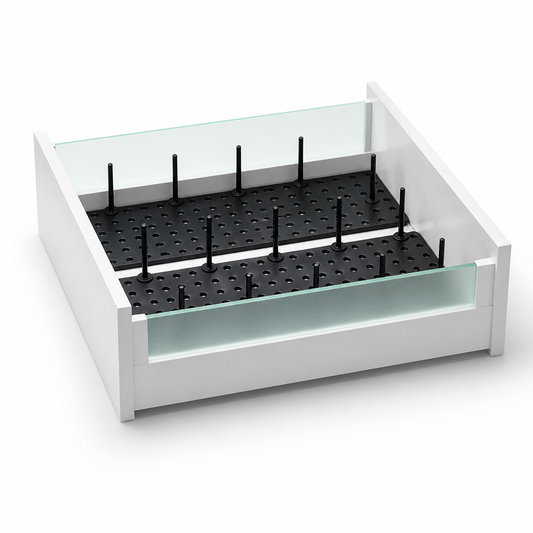 Compact Kitchen Drawer & Cabinet Organizer (Adjustable Compartments)