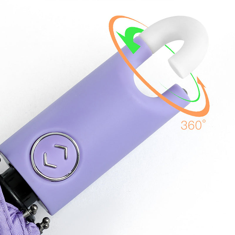 Compact Umbrella 360 Degree Rotating Handle Automatic Open