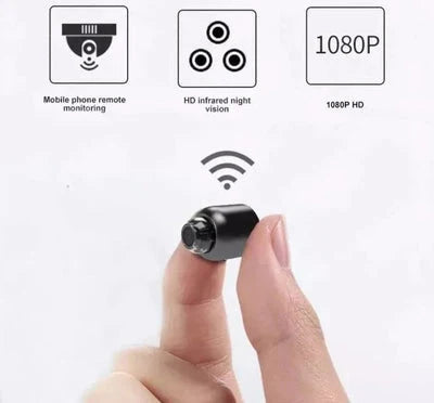 Compact WiFi Camera with 1080P Video, Clear Audio, Night Vision - UK