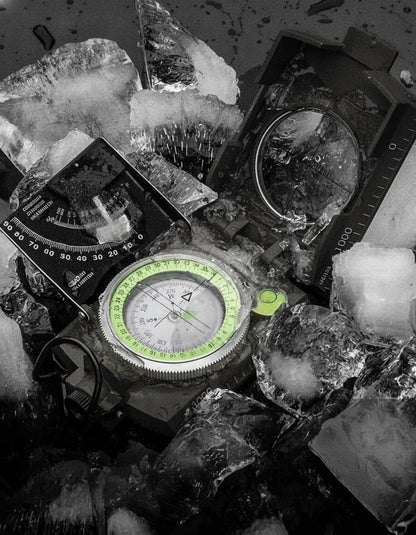 Compass Integrated Clinometer Waterproof Aluminum Glow Needle