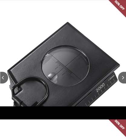Compass Integrated Clinometer Waterproof Aluminum Glow Needle