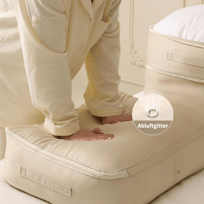 Compression Bag Double Zipper Water-Repellent Nylon