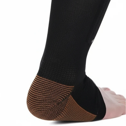 Compression Socks Zip-Up Open Toe 20–30 mmHg Support
