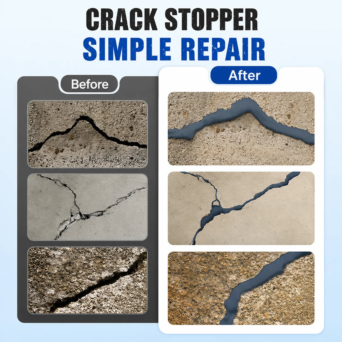 Concrete Crack Sealant Flexible Waterproof Weatherproof