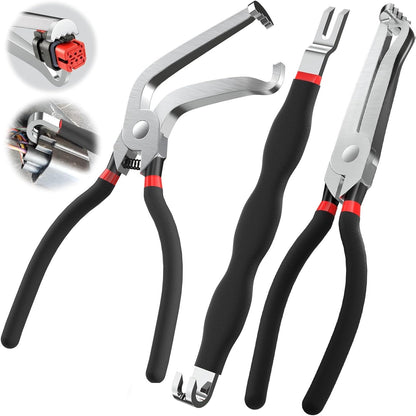 Connector Pliers Double-Ended Tips Carbon Steel & Non-Slip Handles