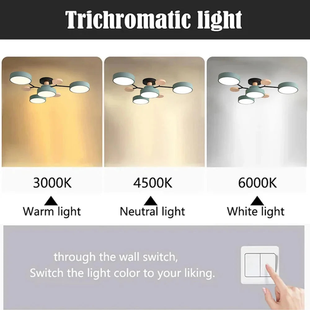 Contemporary LED Flush Mount Ceiling Fixture – Bright Modern Lighting