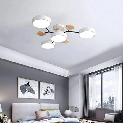 Contemporary LED Flush Mount Ceiling Fixture – Bright Modern Lighting