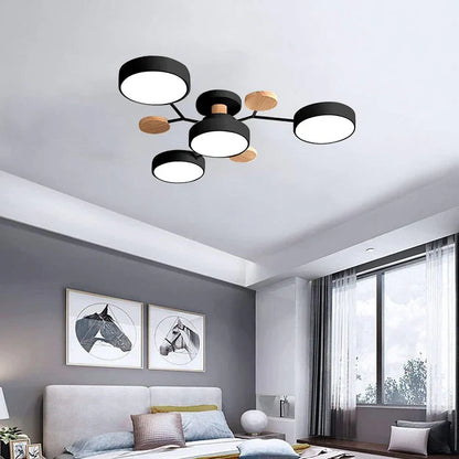 Contemporary LED Flush Mount Ceiling Fixture – Bright Modern Lighting
