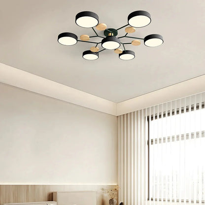 Contemporary LED Flush Mount Ceiling Fixture – Bright Modern Lighting