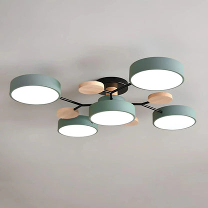 Contemporary LED Flush Mount Ceiling Fixture – Bright Modern Lighting