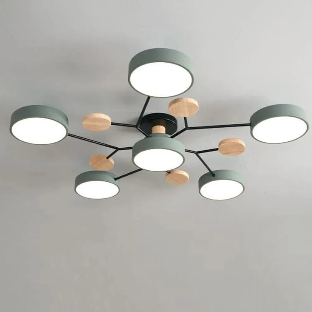 Contemporary LED Flush Mount Ceiling Fixture – Bright Modern Lighting