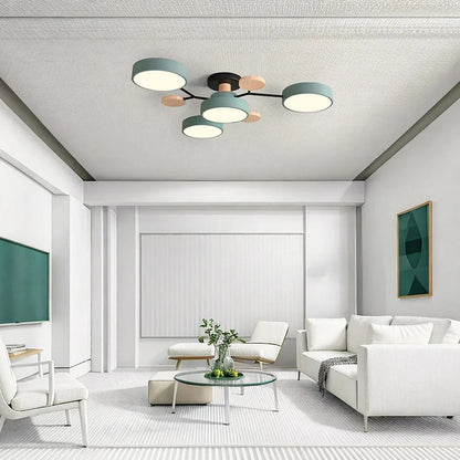 Contemporary LED Flush Mount Ceiling Fixture – Bright Modern Lighting