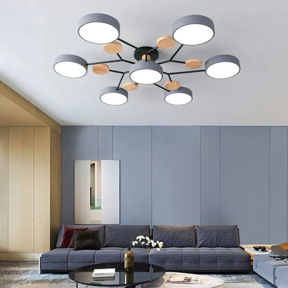 Contemporary LED Flush Mount Ceiling Fixture – Bright Modern Lighting