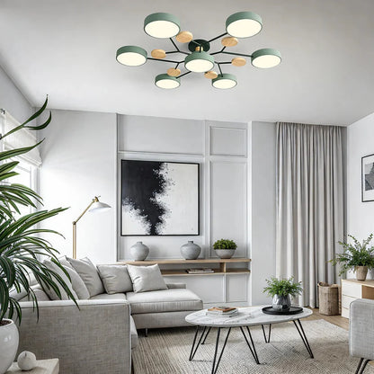 Contemporary LED Flush Mount Ceiling Fixture – Bright Modern Lighting