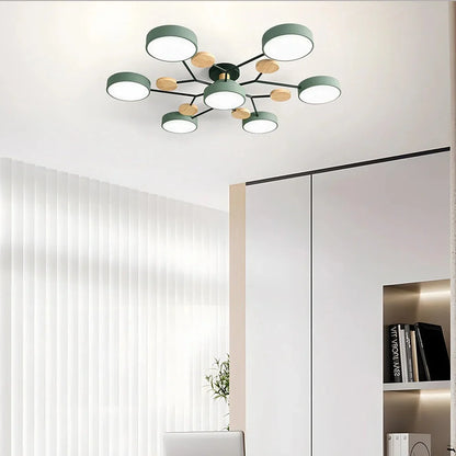 Contemporary LED Flush Mount Ceiling Fixture – Bright Modern Lighting