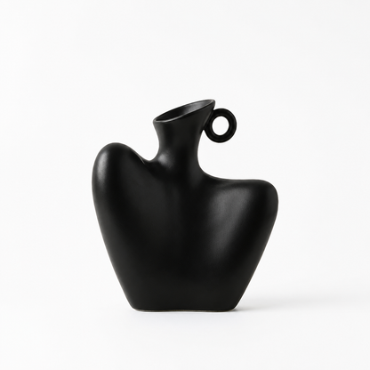 Contemporary Sculptural Ceramic Vase For Fresh & Dried Flowers