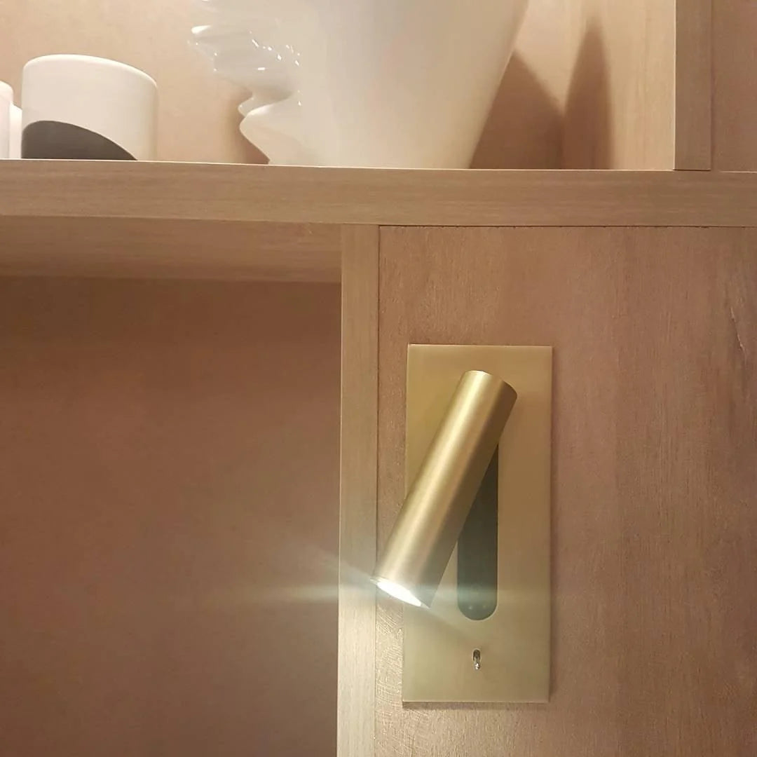 Contemporary Wall-Mounted Bedside Lamp with LED Light Adjustable