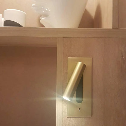 Contemporary Wall-Mounted Bedside Lamp with LED Light Adjustable