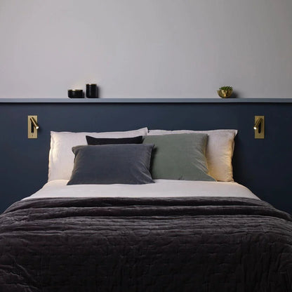 Contemporary Wall-Mounted Bedside Lamp with LED Light Adjustable