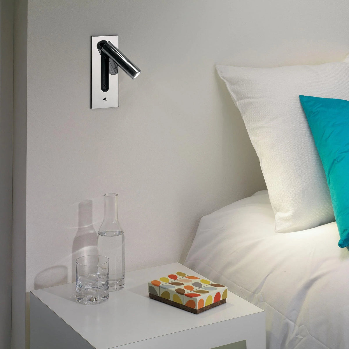 Contemporary Wall-Mounted Bedside Lamp with LED Light Adjustable