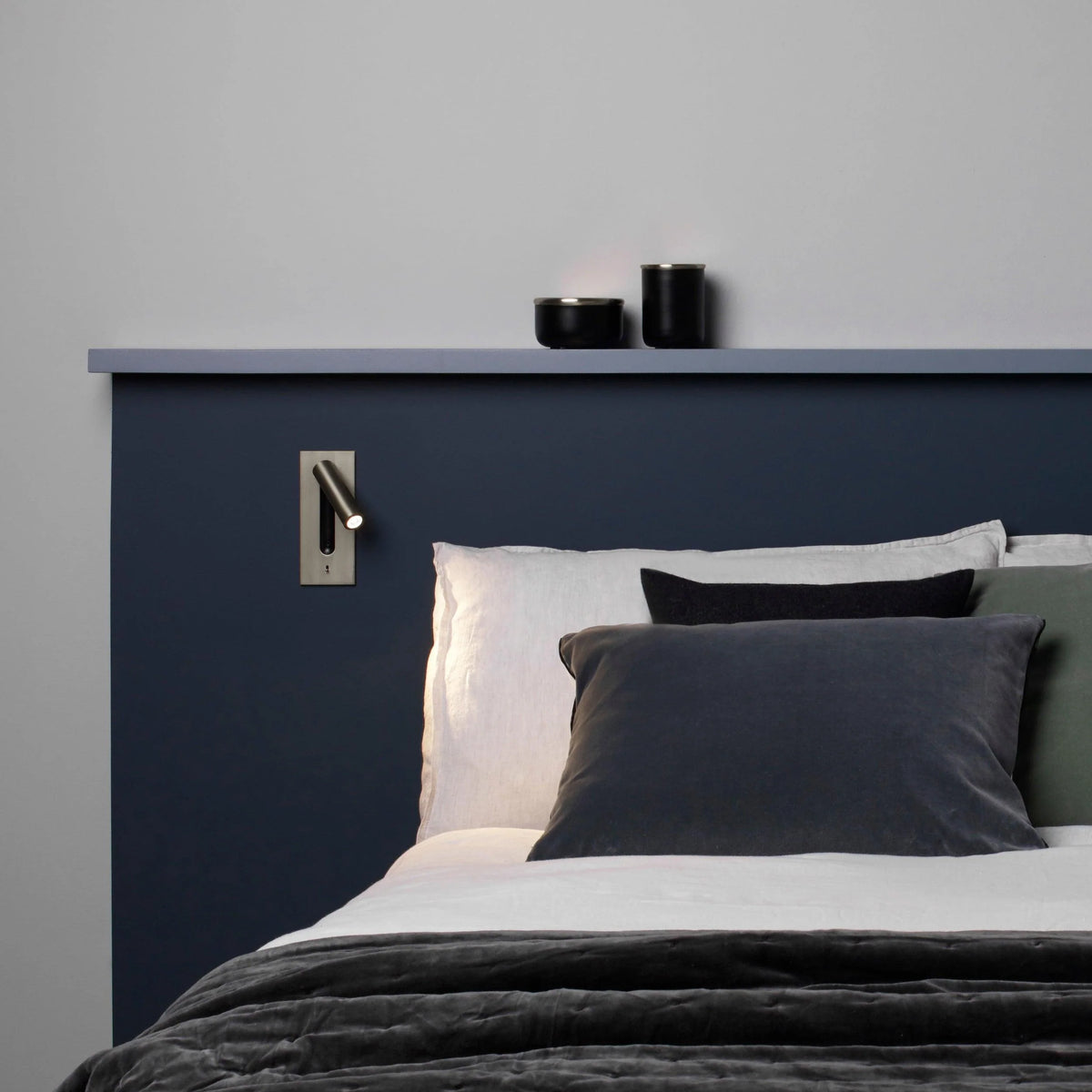 Contemporary Wall-Mounted Bedside Lamp with LED Light Adjustable
