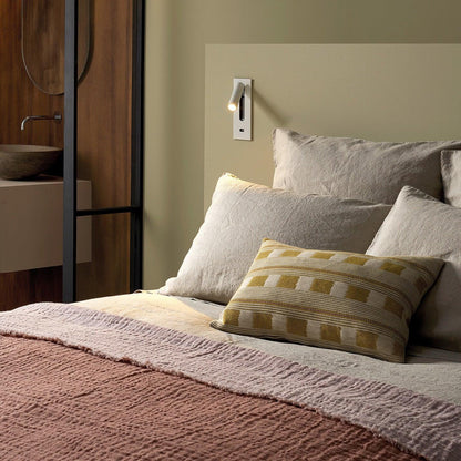 Contemporary Wall-Mounted Bedside Lamp with LED Light Adjustable
