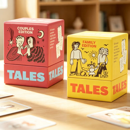 Conversation Card Game 150 Open-Ended Questions Couples & Family Editions
