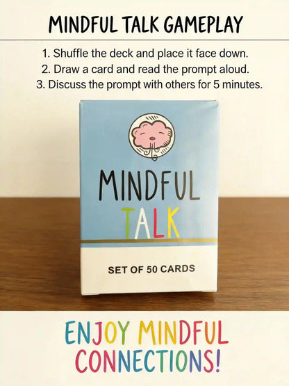 Conversation Card Game Family Prompts 50 Cards