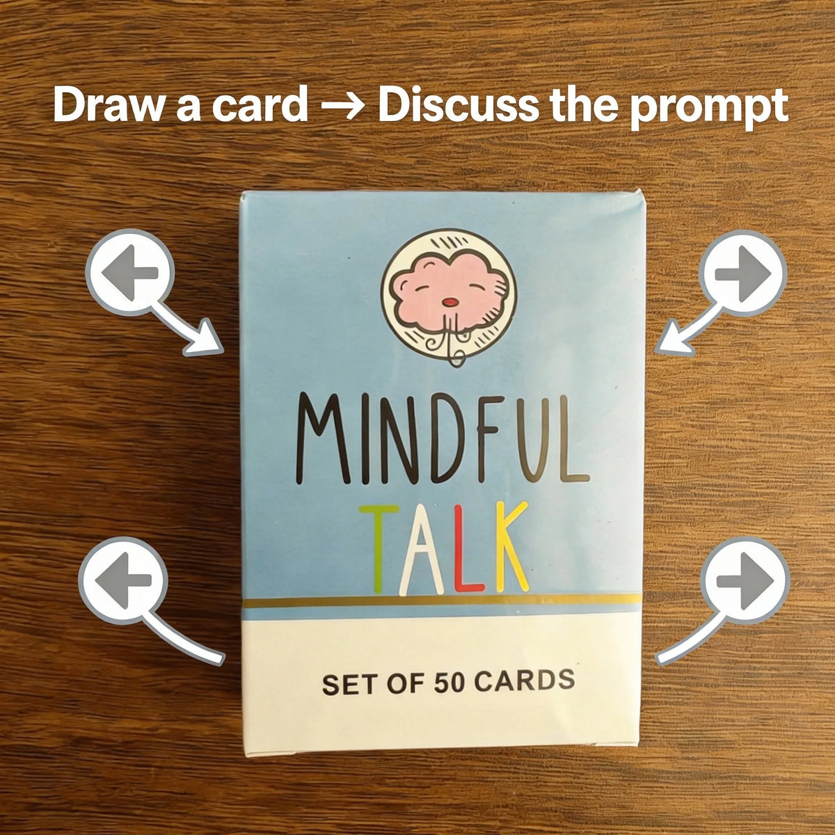 Conversation Card Game Family Prompts 50 Cards